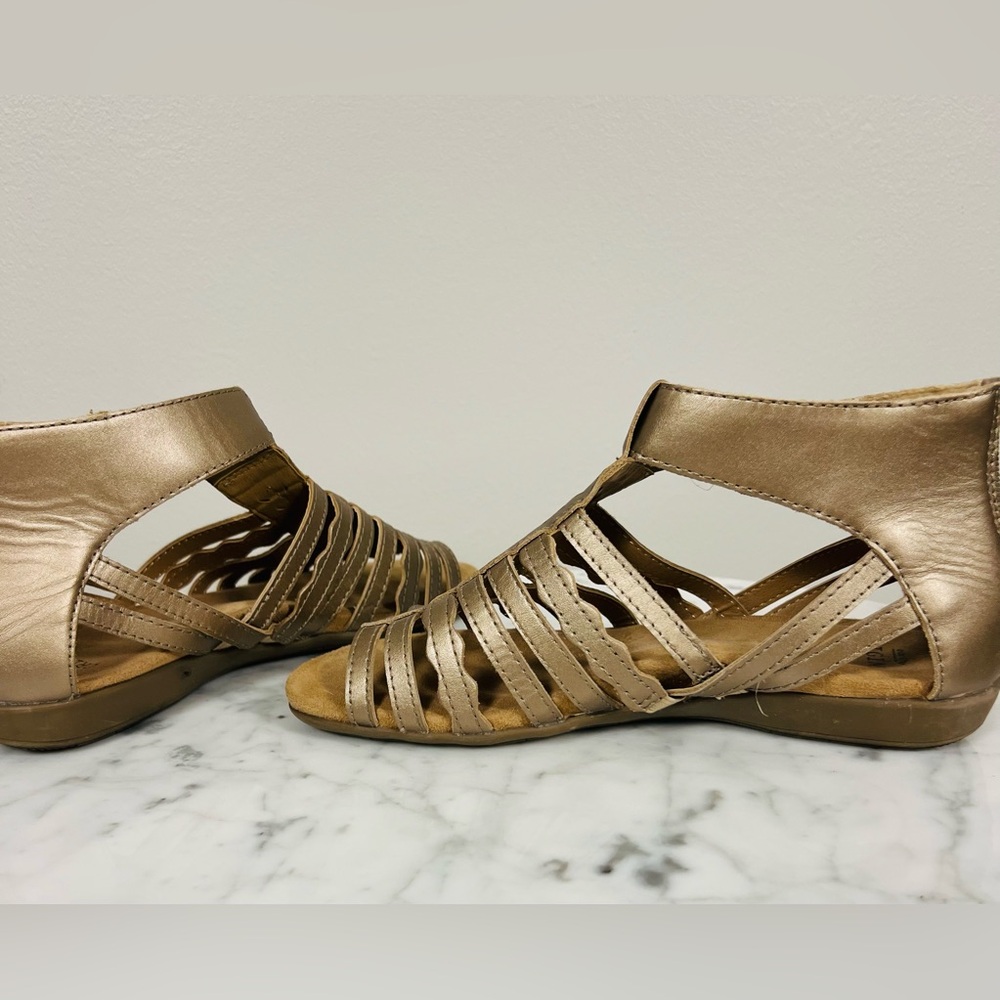 Earth Origins Bevvy Gladiator Sandals – 8M Gold - Picture 6 of 16